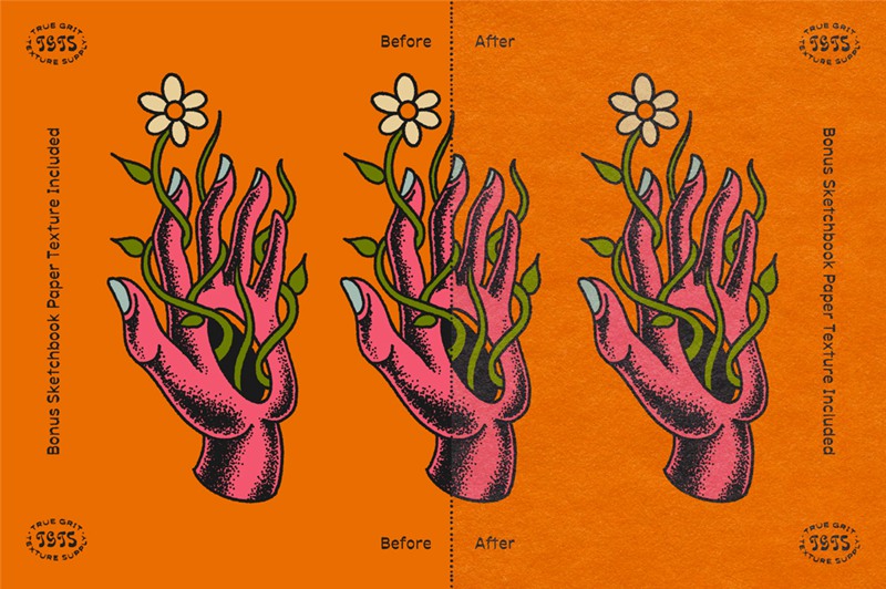 Procreate/PS笔刷:复古漫画风格不规则颗粒感网点底纹喷雾笔刷 True Grit Texture Stipple Studio . 第10张-素材湾丨精选海外优质设计素材资源 Procreate/PS笔刷:复古漫画风格不规则颗粒感网点底纹喷雾笔刷 True Grit Texture Stipple Studio . sucaiwan.com