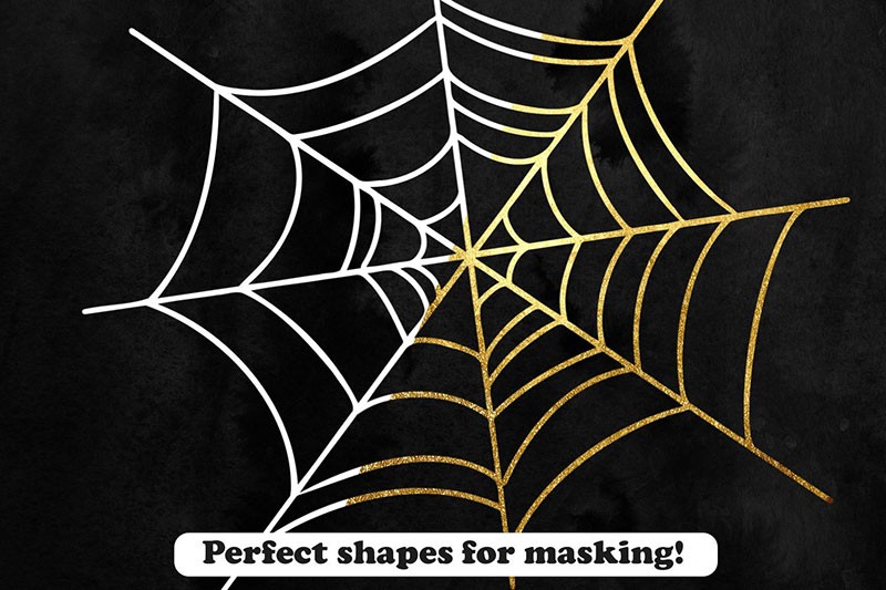 25个高清蜘蛛网图案PS笔刷 笔刷资源 sucaiwan.com