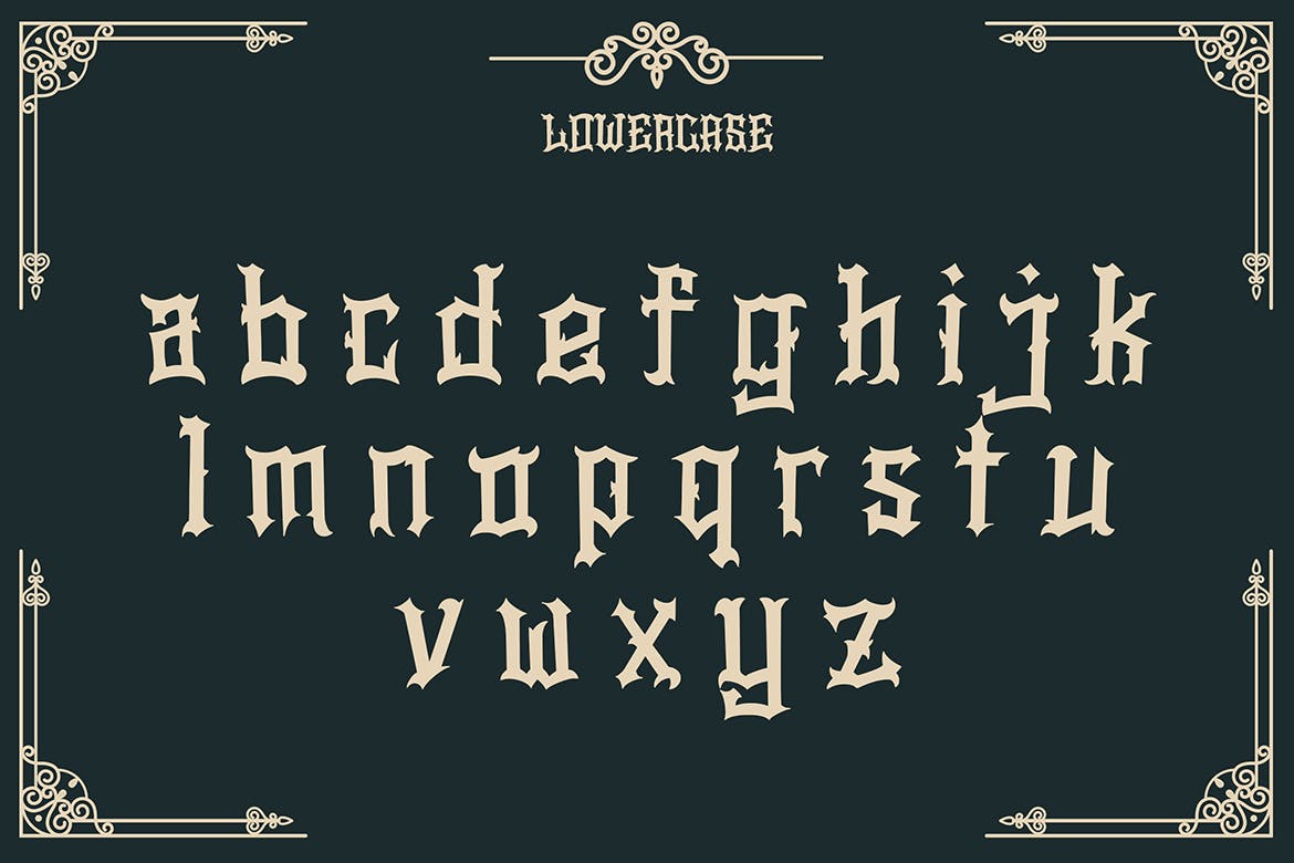 欧美复古哥特手写字体设计 Stopher – Blackletter Font 设计素材 sucaiwan.com