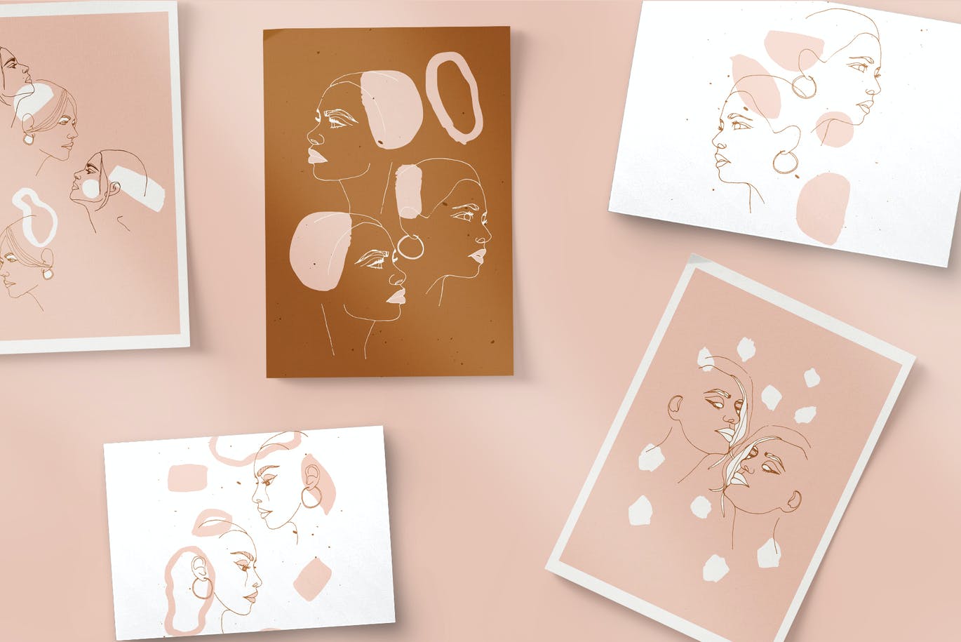 女性主题图案和插画集合 Women Patterns & Illustration Prints 图片素材 sucaiwan.com