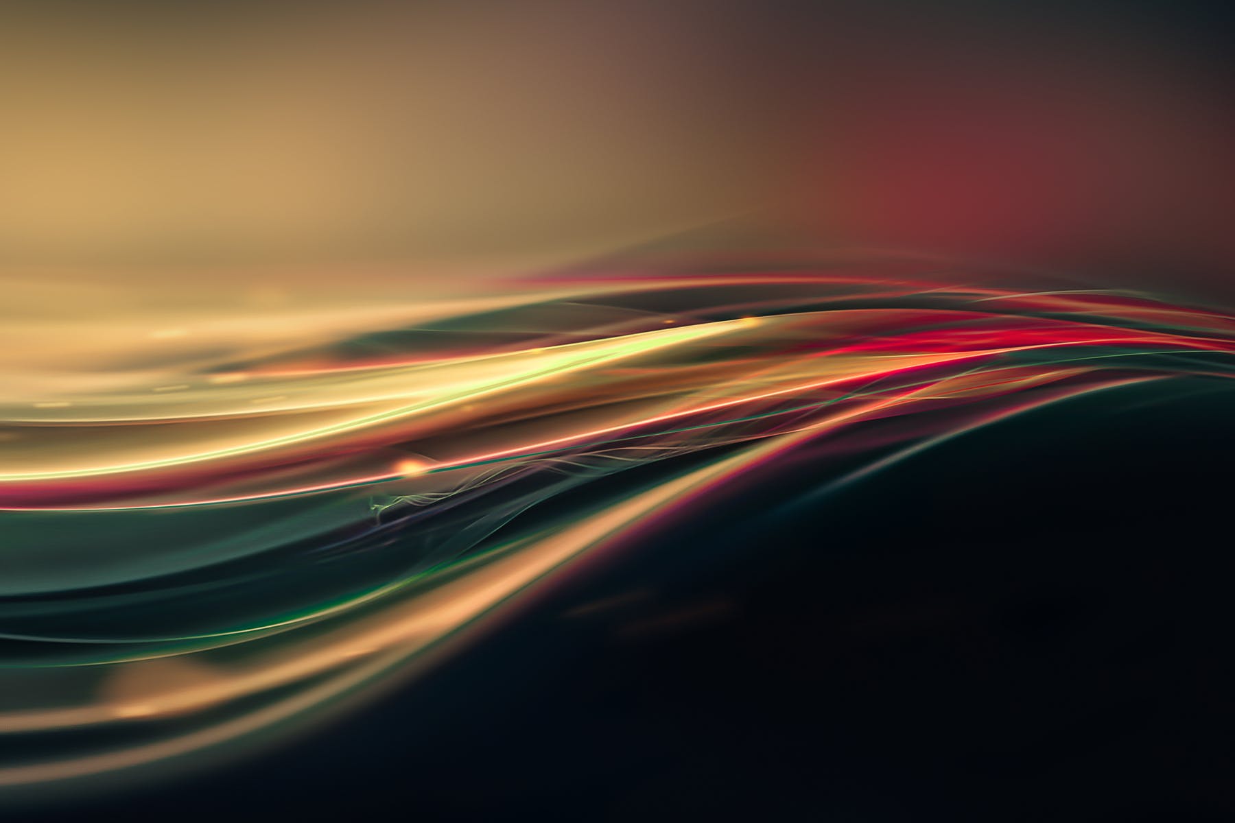 发光波浪线现代抽象背景 glowing wavy lines 图片素材 sucaiwan.com