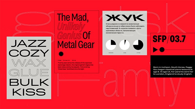 Grtsk时尚英文可变字体完整版 设计素材 sucaiwan.com