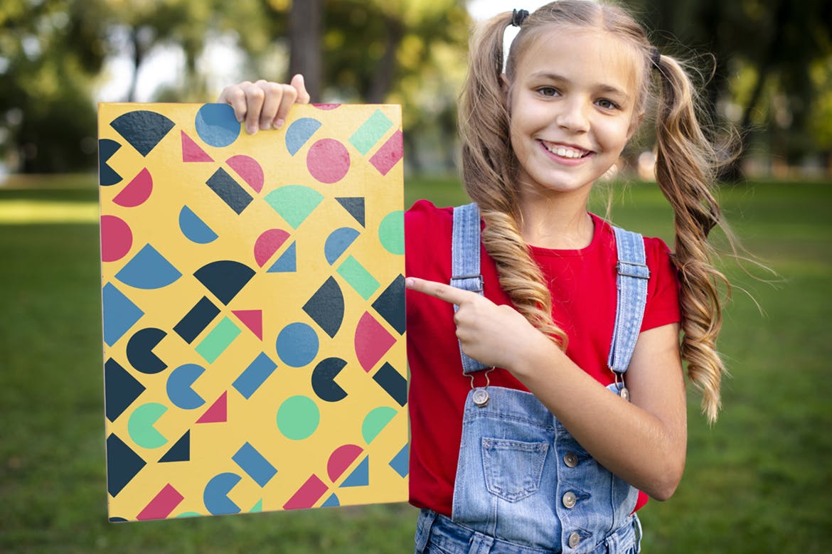 135个几何彩色艺术复古图案v1 135 Geometric Colorful Art Retro Patterns 001 图片素材 sucaiwan.com