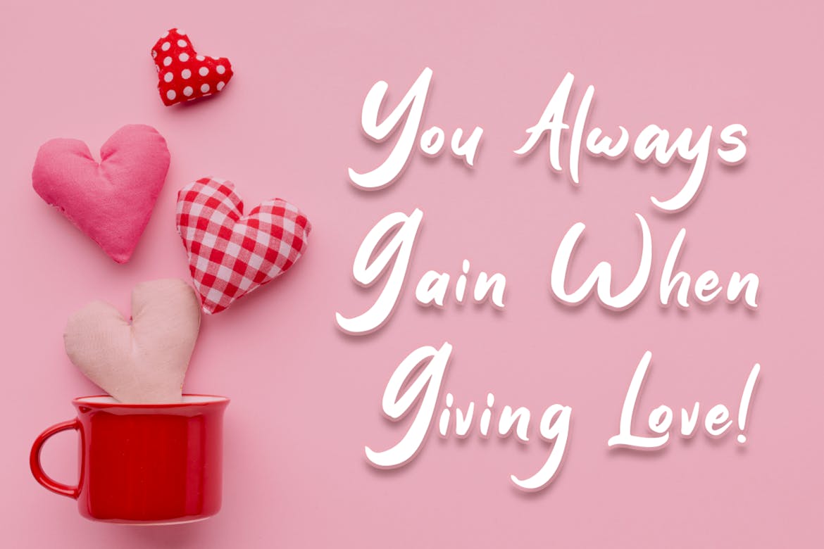 唯美清新贺卡邀请函手写字体素材 Cattyline 设计素材 sucaiwan.com