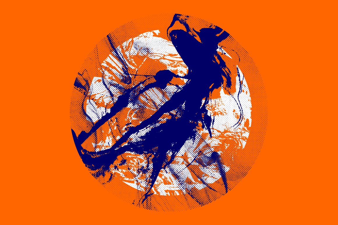 50个艺术圆形纹理套件 Artistic Textured Circles Kit 图片素材 sucaiwan.com