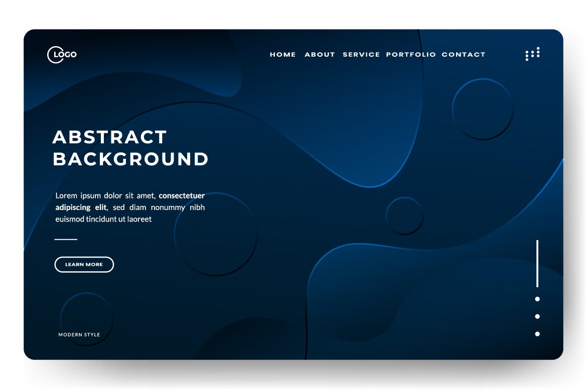 抽象渐变流体着陆页深色背景 Abstract background Liquid dark color minimal desi 图片素材 sucaiwan.com