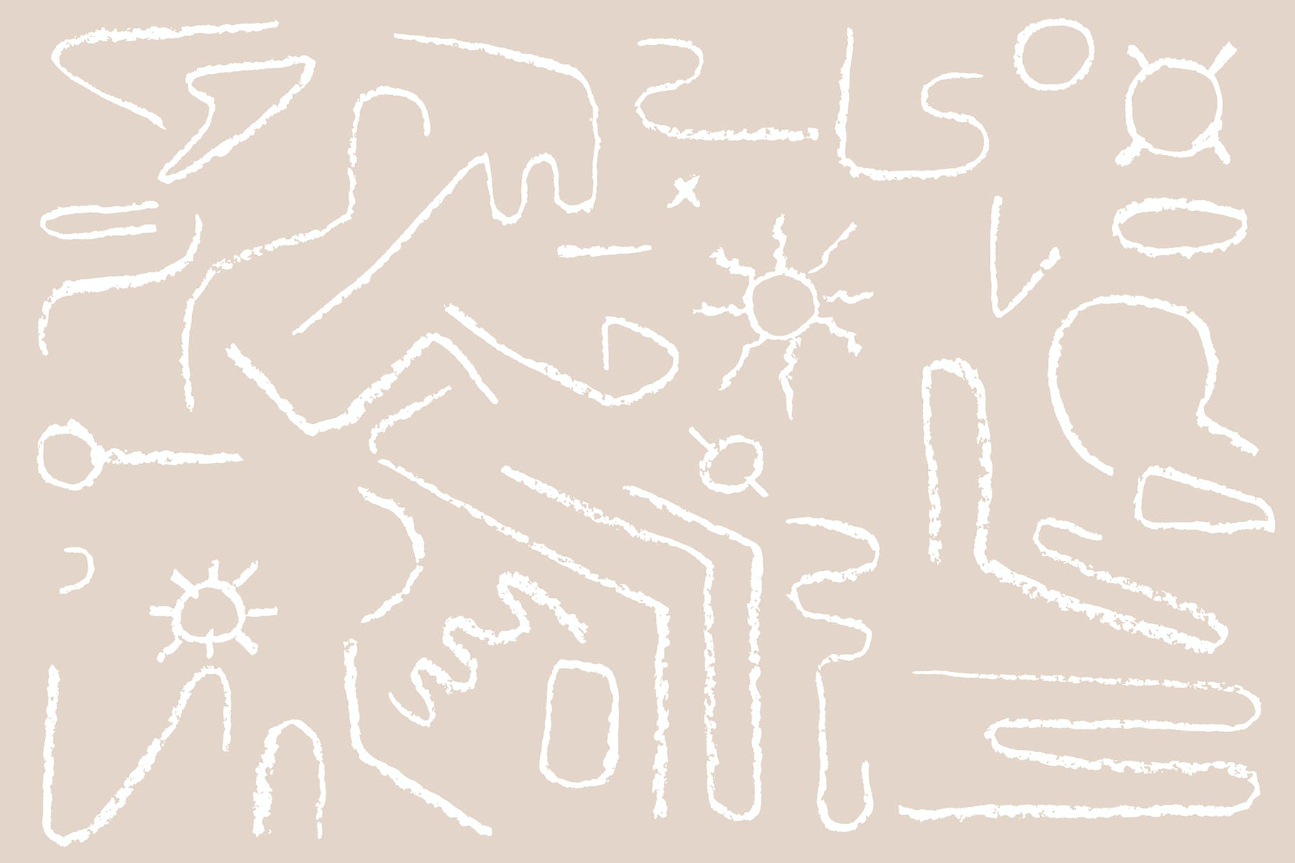 抽象波西米亚风图案素材 Abstract Boho Patterns 图片素材 sucaiwan.com