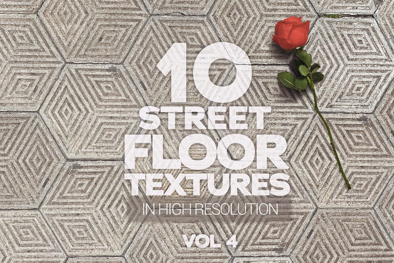 街道地板砖纹理Vol.4 Street Floor Textures x10 Vol.4 图片素材 sucaiwan.com