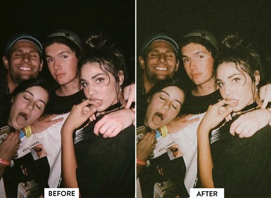 复古宝丽来胶片黄调怀旧电影感LR预设 Film Vintage Moody Aesthetic Polaroid LOOK . sucaiwan.com