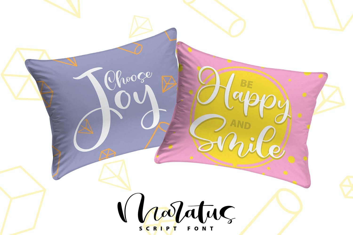 清新趣味T恤抱枕手写字体素材 Maratus | Unique Handwriting Script Font 设计素材 第3张-素材湾丨精选海外优质设计素材资源 清新趣味T恤抱枕手写字体素材 Maratus | Unique Handwriting Script Font 设计素材 sucaiwan.com