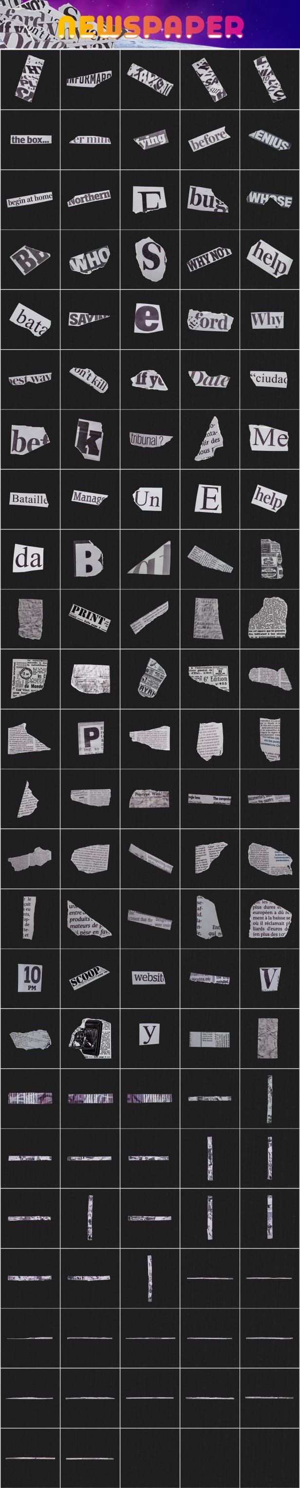 AE脚本:2000个创意拼贴艺术半色调字母五官雕塑杂志手工剪切元素排版折叠定格动画包 Collage Pack . 第15张-素材湾丨精选海外优质设计素材资源 AE脚本:2000个创意拼贴艺术半色调字母五官雕塑杂志手工剪切元素排版折叠定格动画包 Collage Pack . sucaiwan.com