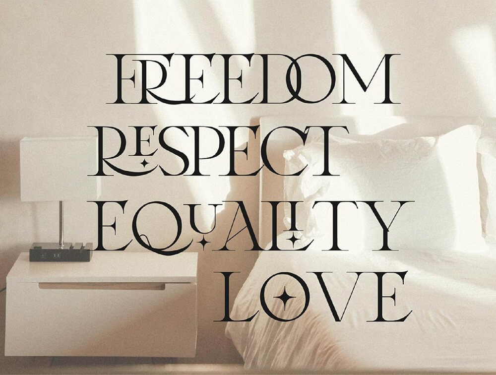 当代复古衬线字体 设计素材 sucaiwan.com