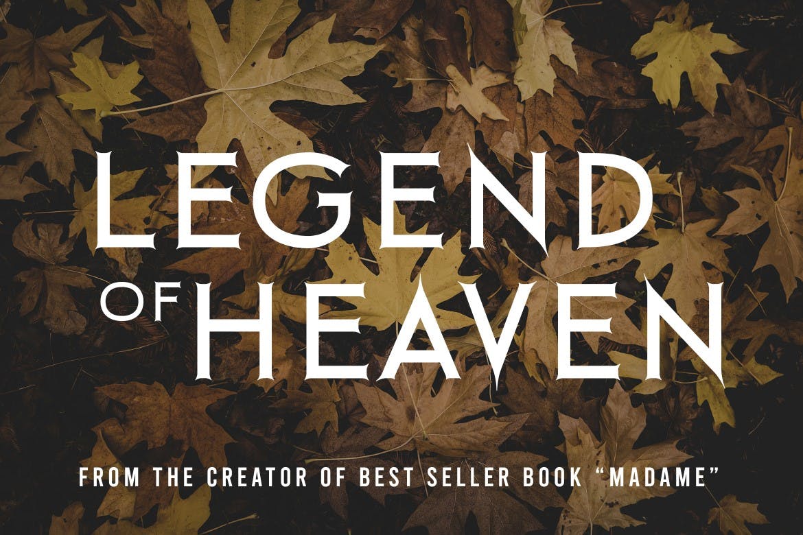 黑色标准无衬线英文字体 Black Notes 设计素材 sucaiwan.com