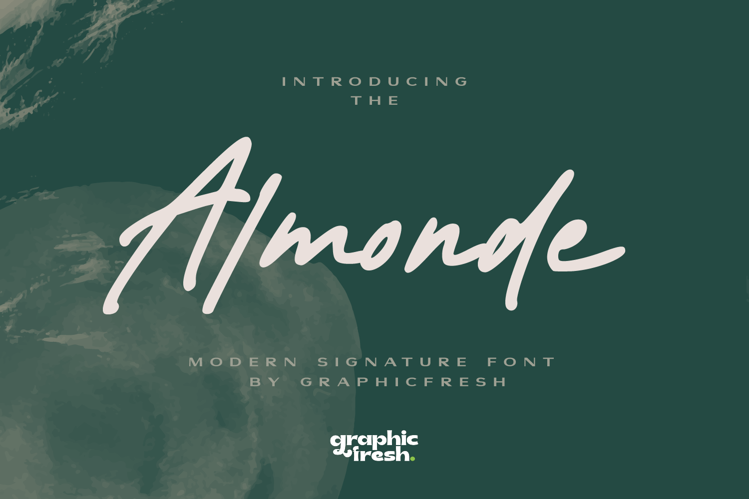 现代优雅英文手写签名字体 Almonde – Modern Signature Font 设计素材 sucaiwan.com