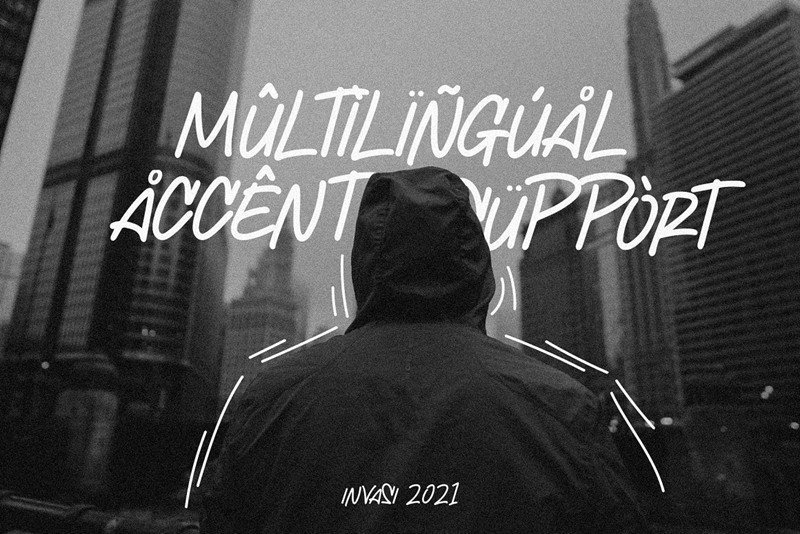 英文字体:创意涂鸦斜纹手绘毛笔标记专辑封面文字设计英文字体 The Sidestream - Graffiti Font 设计素材 第9张-素材湾丨精选海外优质设计素材资源 英文字体:创意涂鸦斜纹手绘毛笔标记专辑封面文字设计英文字体 The Sidestream - Graffiti Font 设计素材 sucaiwan.com