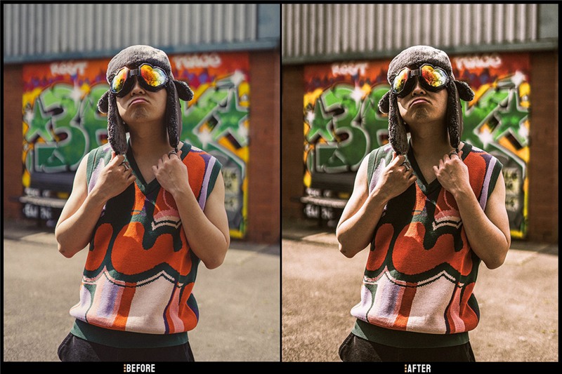 LR预设:美式复古街头人物肖像摄影LR预设包 . 第4张-素材湾丨精选海外优质设计素材资源 LR预设:美式复古街头人物肖像摄影LR预设包 . sucaiwan.com