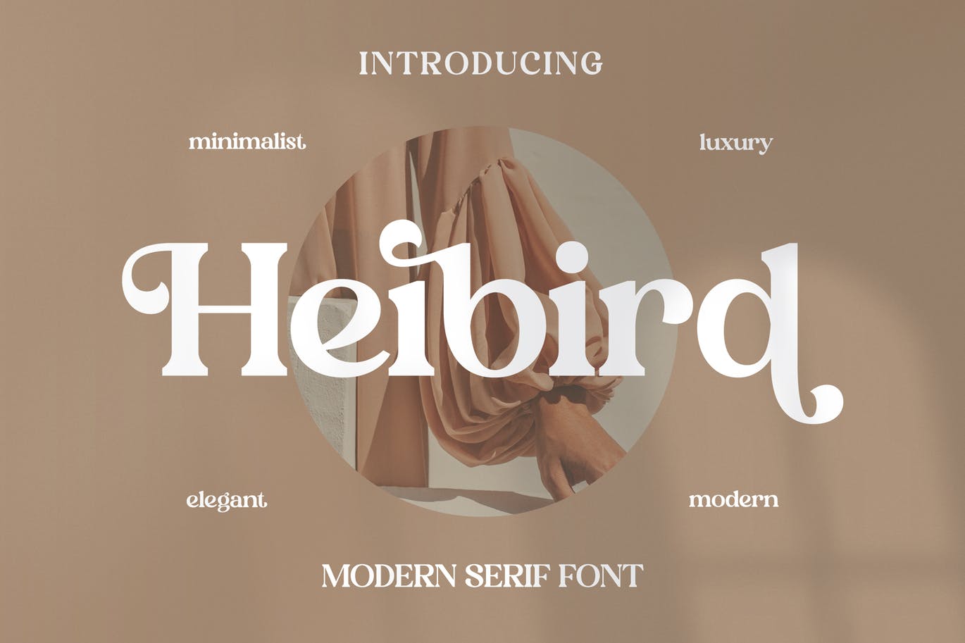 豪华品牌项目衬线字体素材 Heibird Serif Font 设计素材 sucaiwan.com