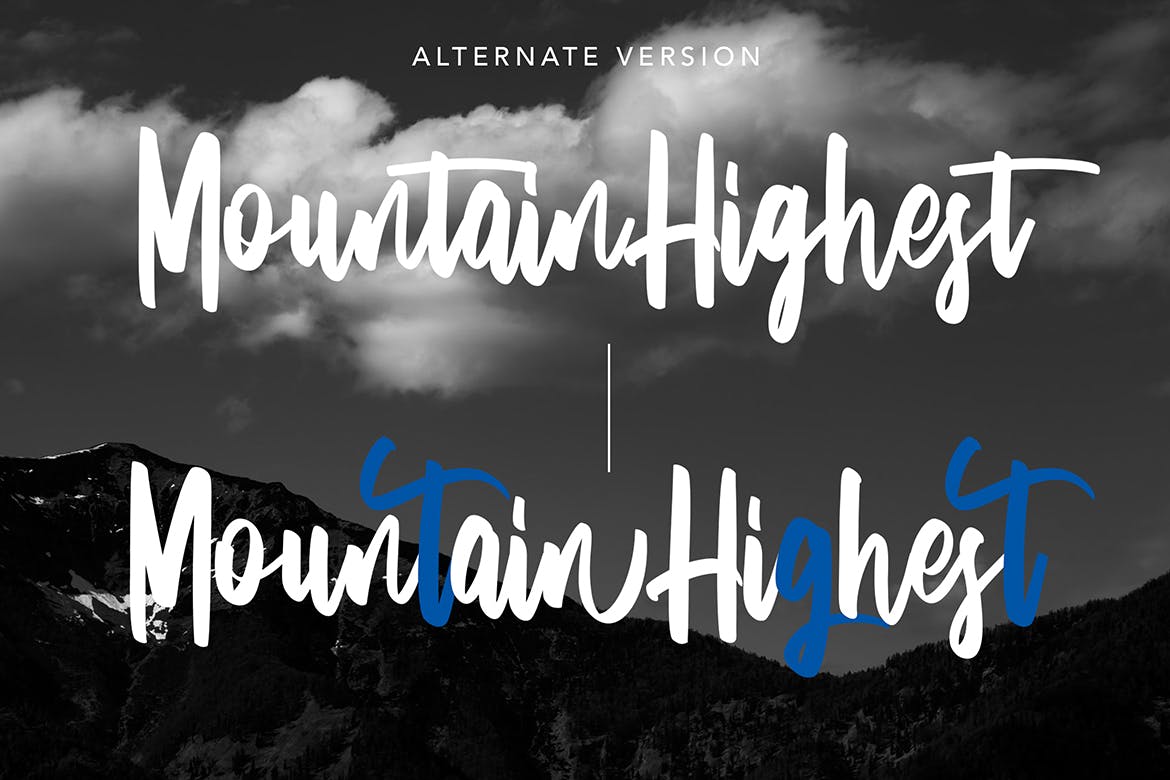 创意英文连笔手写效果字体 ChasingStar – Handwritten Font 设计素材 sucaiwan.com