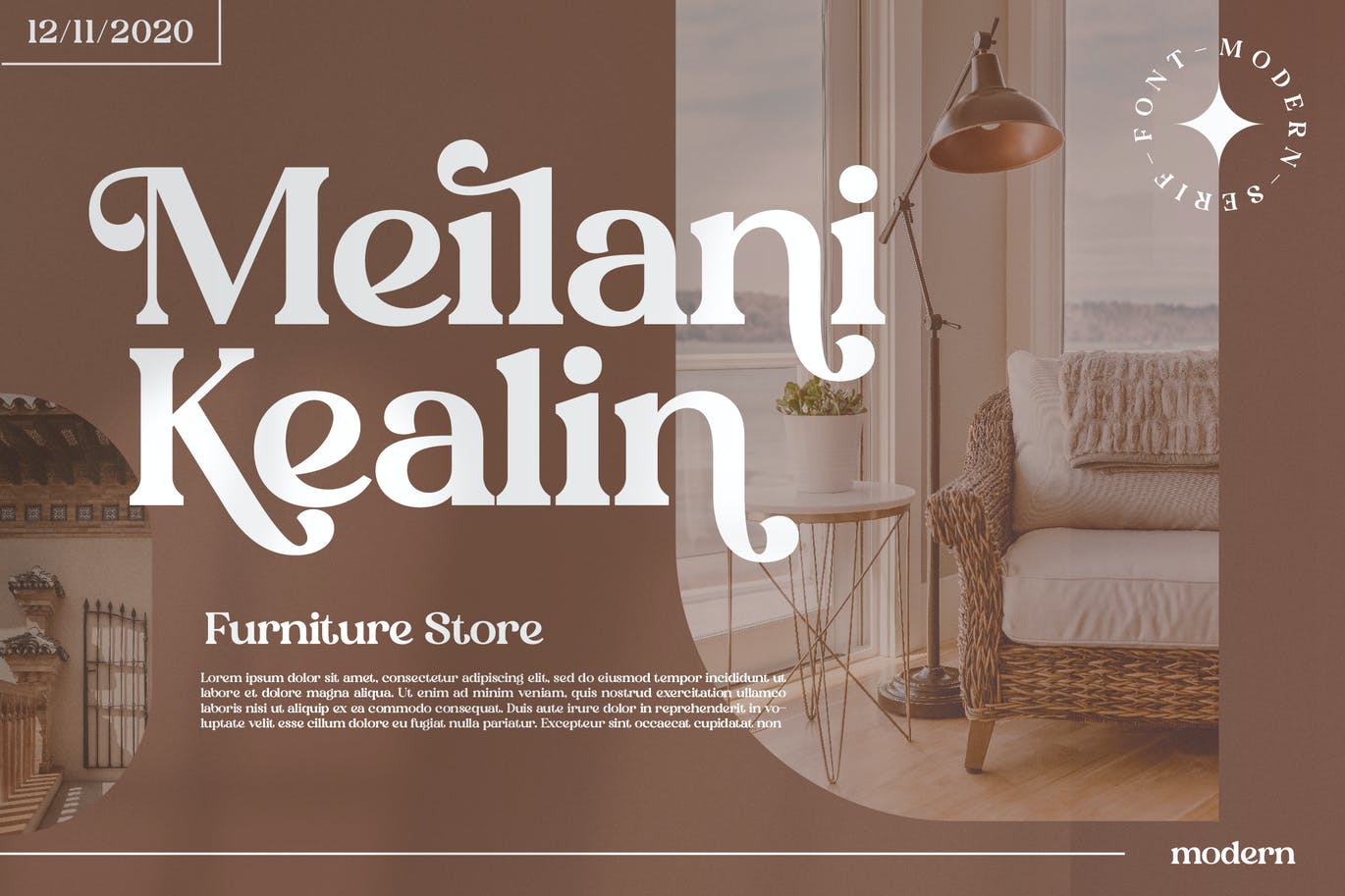 豪华品牌项目衬线字体素材 Heibird Serif Font 设计素材 sucaiwan.com