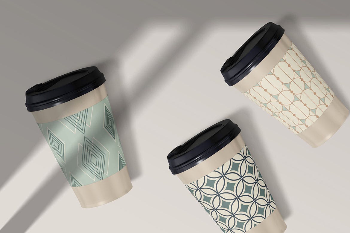 亚洲风格无缝装饰艺术图案v2 Asian Deco Vol.2 : Seamless Art Deco Pattern 图片素材 sucaiwan.com