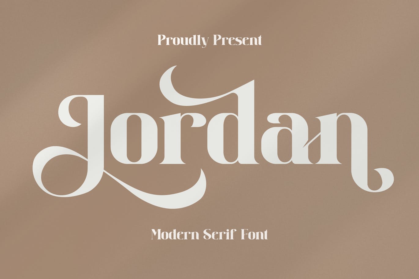 品牌装饰衬线字体素材 Jordan Serif Font 设计素材 sucaiwan.com