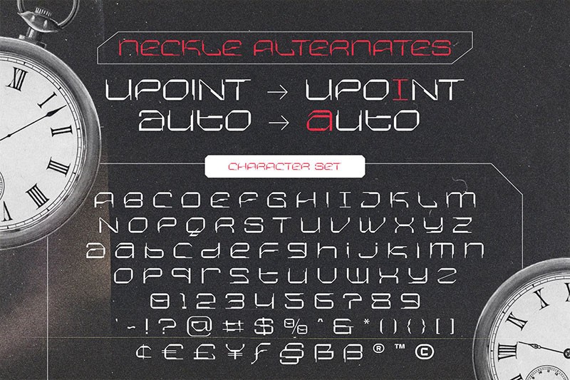 22款未来感科幻机甲风格的英文字体合集 设计素材 sucaiwan.com