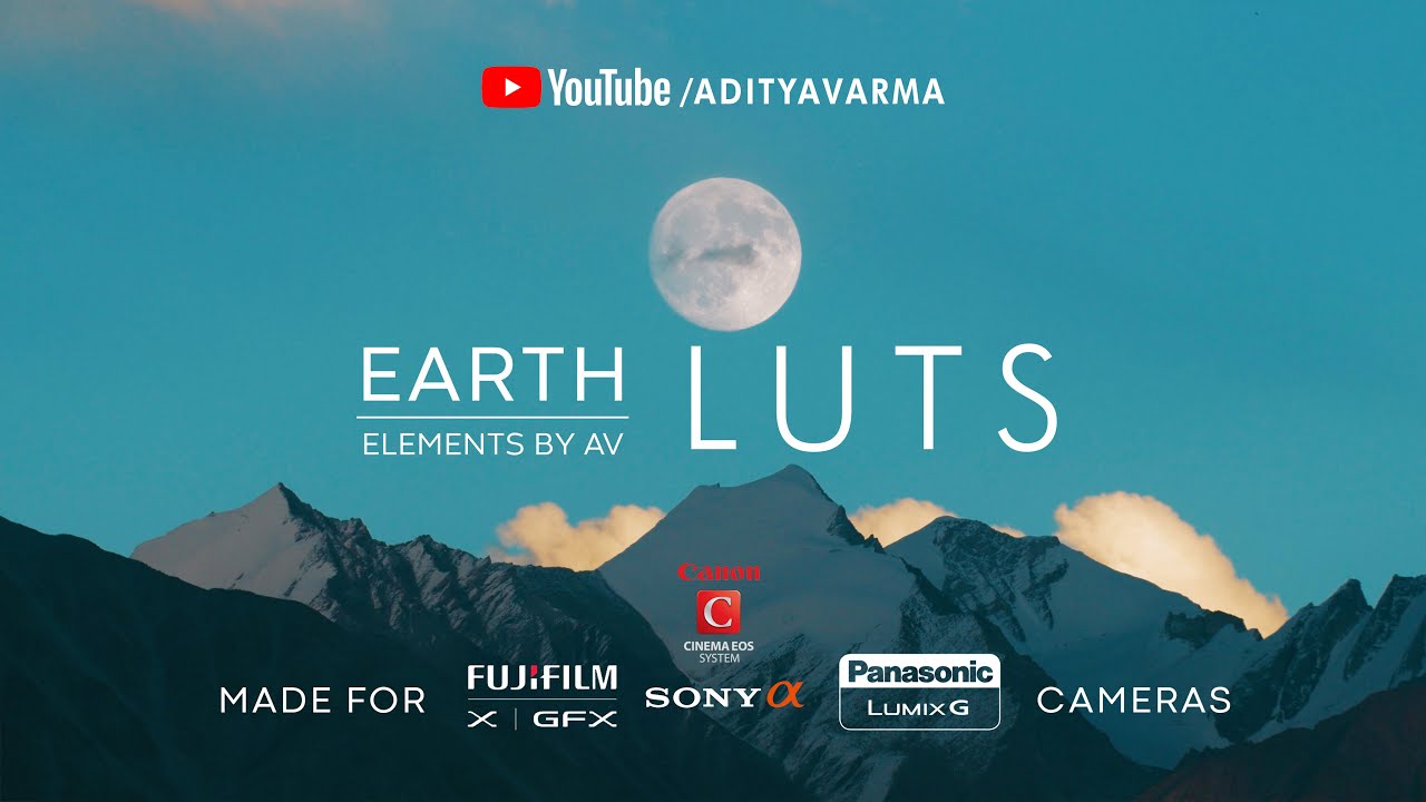 适用于FUJIFILM X和GFX富士相机的LUTS调色预设包 Earth LUT Pack 插件预设 sucaiwan.com