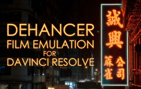 复古电影胶片色彩分级颗粒光晕模拟工具 Dehancer Pro OFX 达芬奇/FCPX/AE/PR Win/Mac破解版