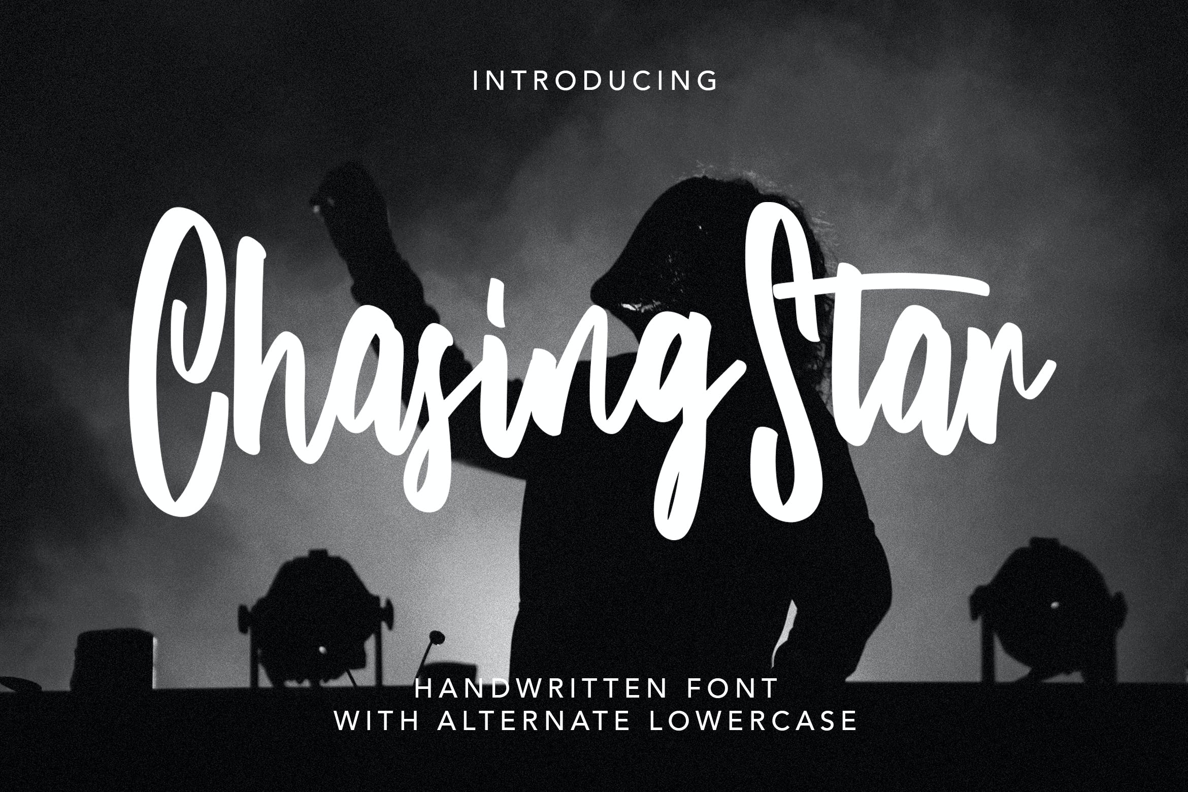 创意英文连笔手写效果字体 ChasingStar – Handwritten Font 设计素材 sucaiwan.com