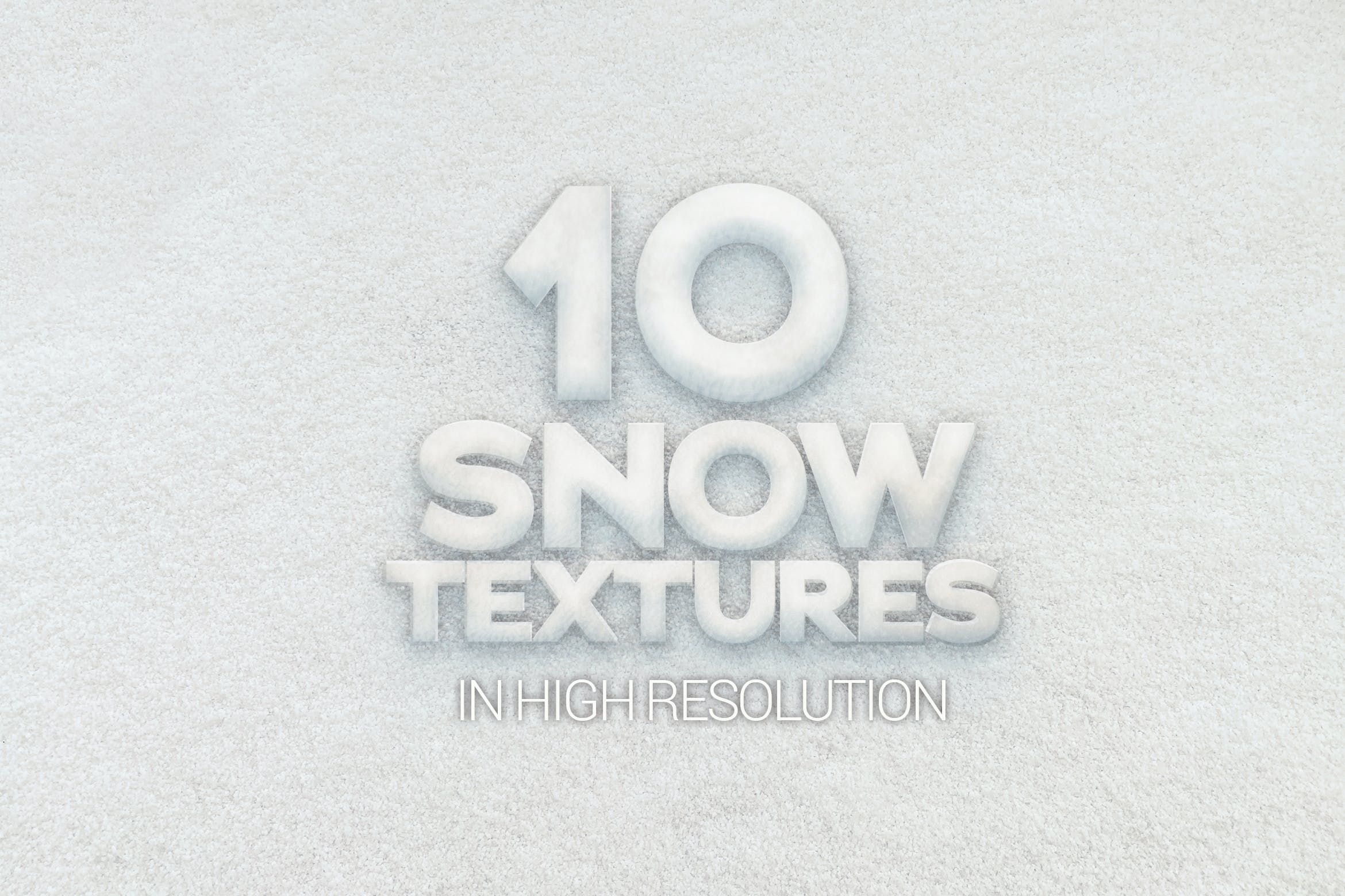 10个冬季白雪纹理素材 Snow Textures x10 图片素材 sucaiwan.com