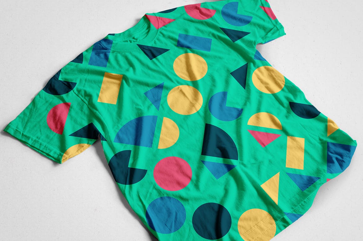 135个几何彩色艺术复古图案v1 135 Geometric Colorful Art Retro Patterns 001 图片素材 sucaiwan.com