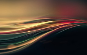 发光波浪线现代抽象背景 glowing wavy lines