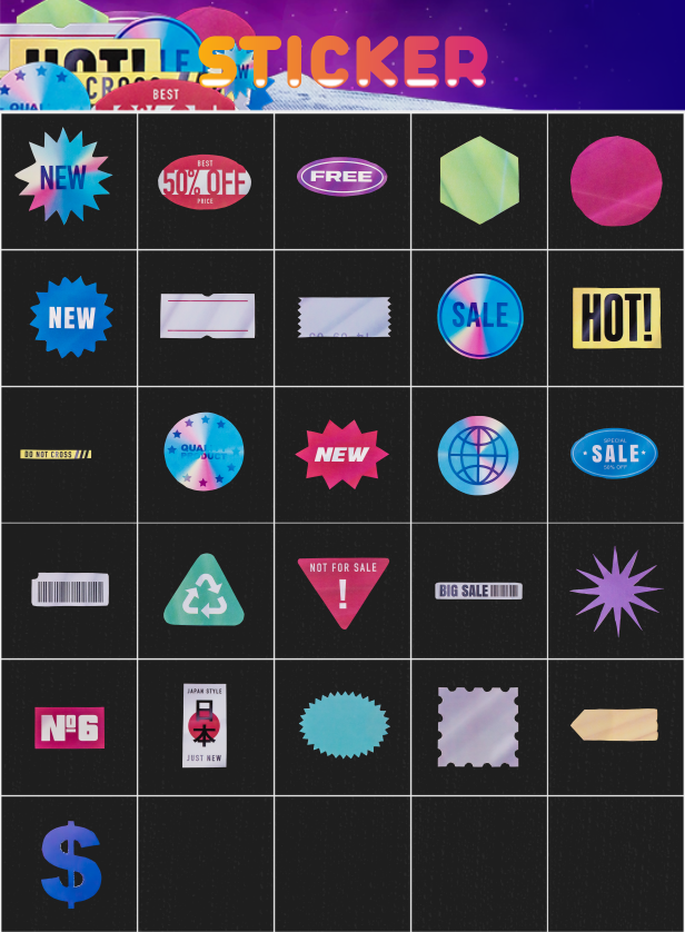 AE脚本:2000个创意拼贴艺术半色调字母五官雕塑杂志手工剪切元素排版折叠定格动画包 Collage Pack . 第17张-素材湾丨精选海外优质设计素材资源 AE脚本:2000个创意拼贴艺术半色调字母五官雕塑杂志手工剪切元素排版折叠定格动画包 Collage Pack . sucaiwan.com