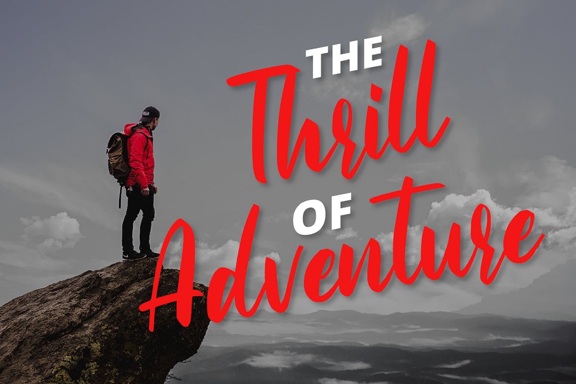 奢华潮流粗体连笔手写字体 Script Font 设计素材 sucaiwan.com