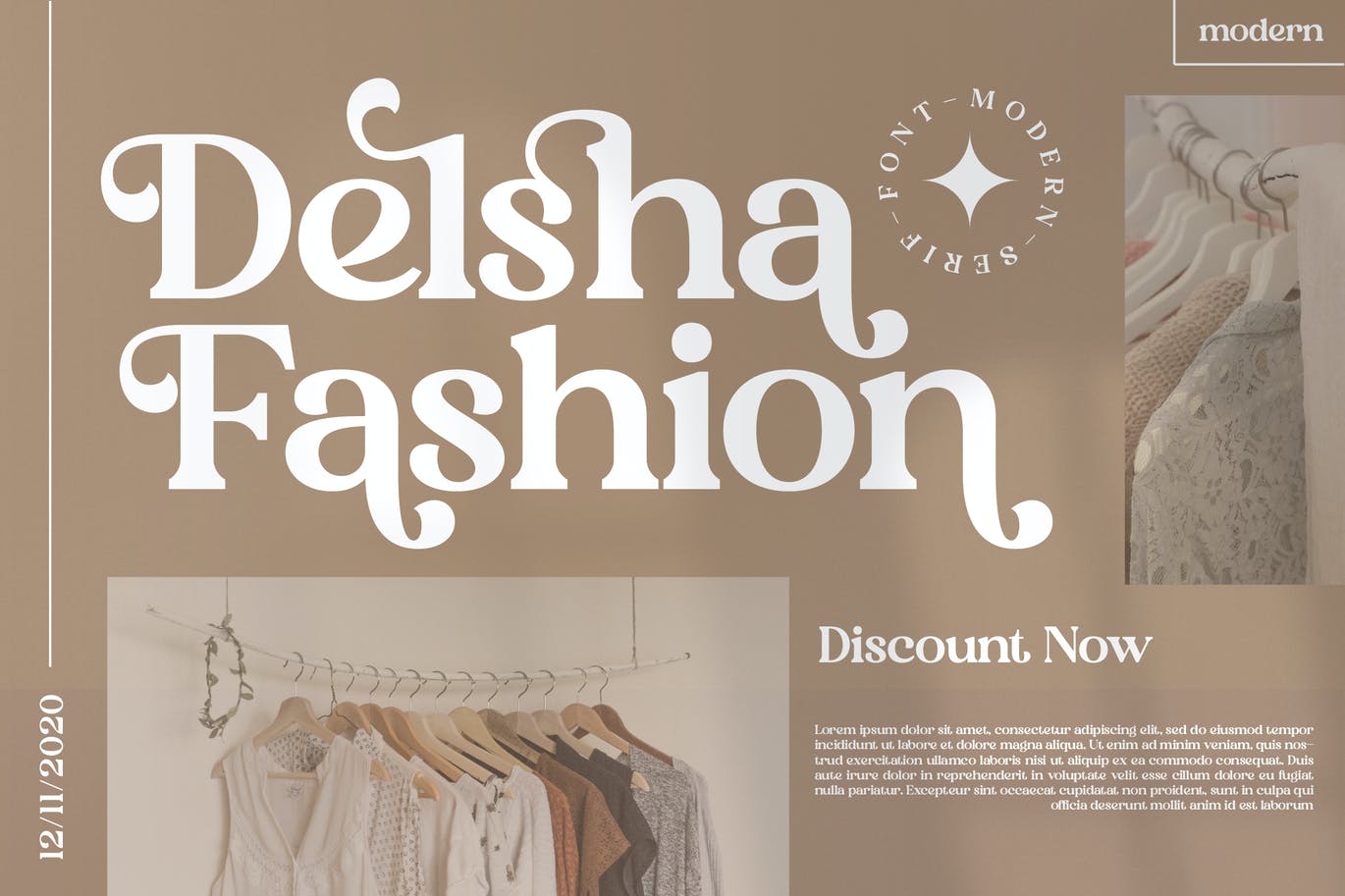 豪华品牌项目衬线字体素材 Heibird Serif Font 设计素材 sucaiwan.com