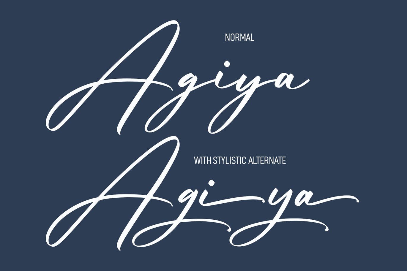 艺术签名脚本字体 Maistoray Signature Script Font 设计素材 sucaiwan.com