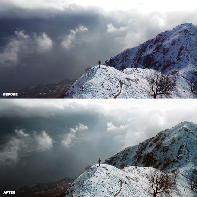 Nomadic George 好莱坞蓝橙色调电影美学达芬奇调色节点+LUT预设 CineLook – Deep Blue & Orange Powergrade & LUT 插件预设 sucaiwan.com