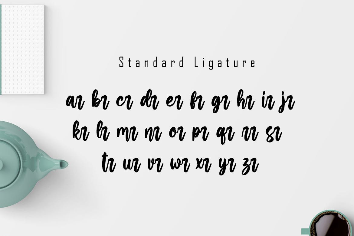 整齐现代英文手写字体合集 Jartails – Modern Calligraphy Font 设计素材 sucaiwan.com