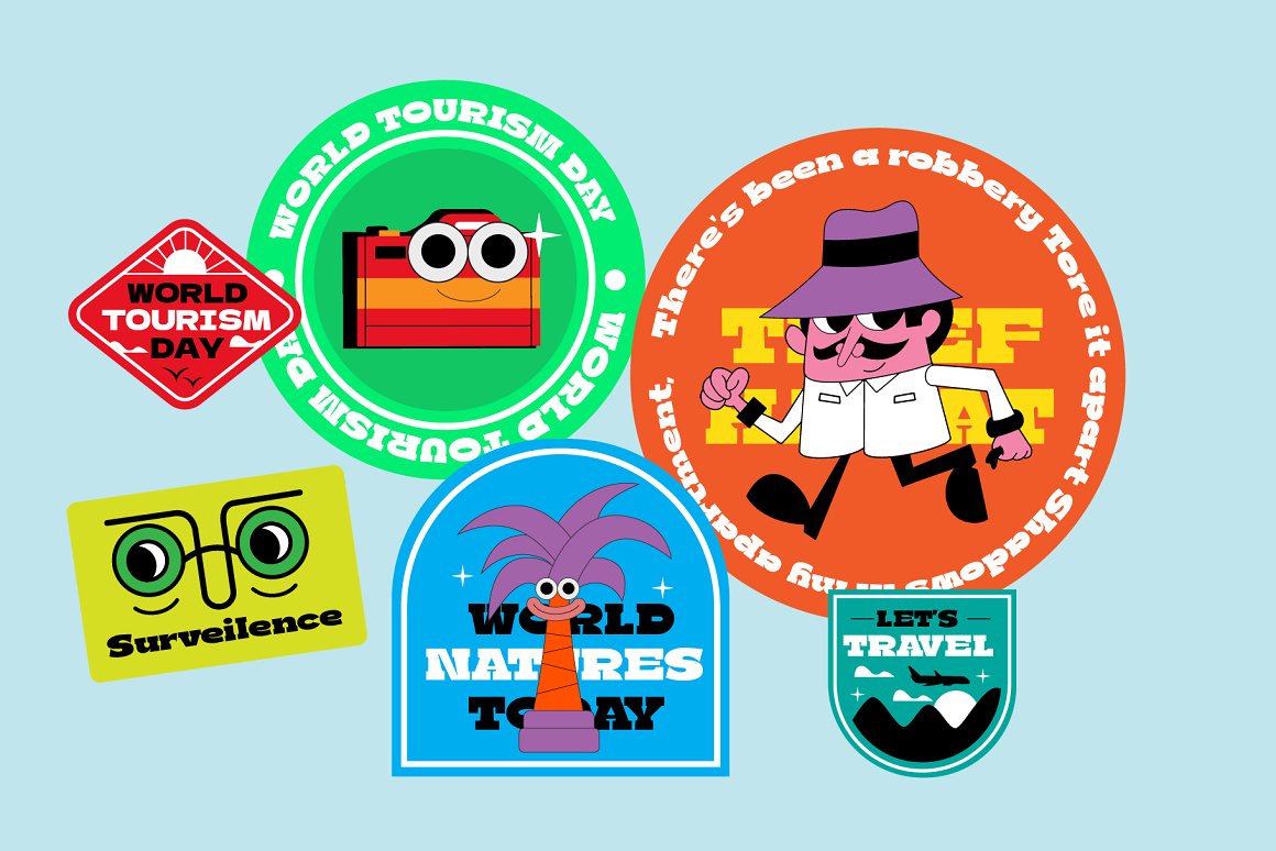 英文字体：复古新怪诞实验性趣味海报杂志排版设计英文字体 Boldie Slab Font Width 设计素材 sucaiwan.com