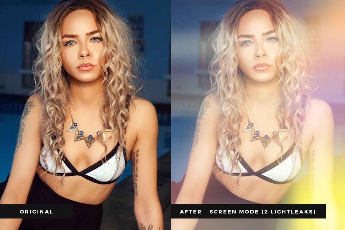 复古漏光照片叠层素材 Vintage Light Leak Overlays 图片素材 sucaiwan.com