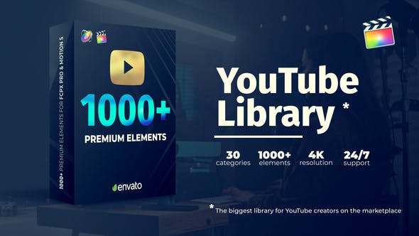 FCPX插件：1000个视频包装文字标题字幕条指示线片头开场无缝转场预设 插件预设 sucaiwan.com