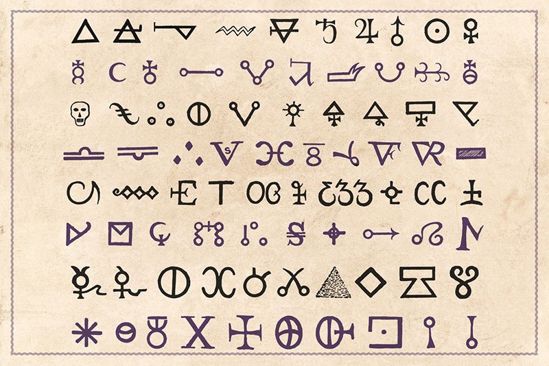 100个手绘占星术天文元素的AI矢量素材 设计素材 第9张-素材湾丨精选海外优质设计素材资源 100个手绘占星术天文元素的AI矢量素材 设计素材 sucaiwan.com