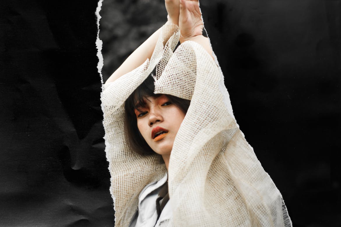 20张撕碎黑纸元素照片叠层素材 20 Ripped Paper Elements 图片素材 sucaiwan.com