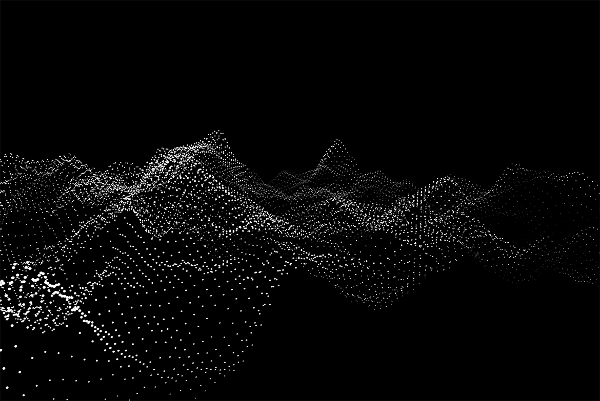 白色粒子抽象黑色背景 GEO_NOISE6 Image Pack 图片素材 sucaiwan.com