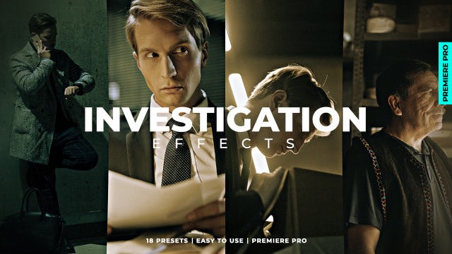 PR预设：18种悬疑电影暗边缘窥探视觉效果 插件预设 sucaiwan.com