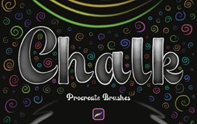 粉笔效果Procreate笔刷素材 Chalk Procreate Brushes