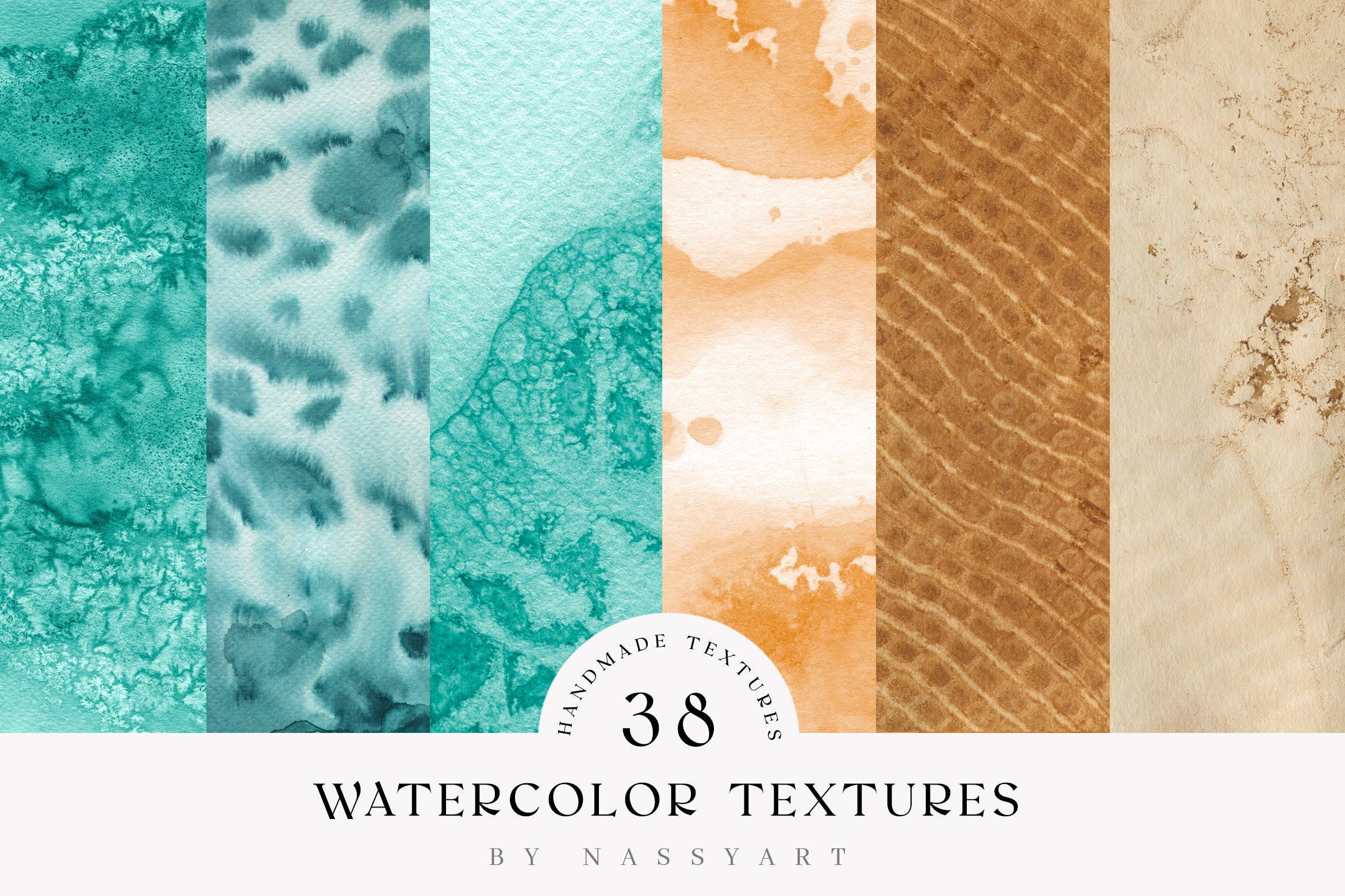水彩手工纹理素材 Watercolor Handmade Textures 图片素材 sucaiwan.com