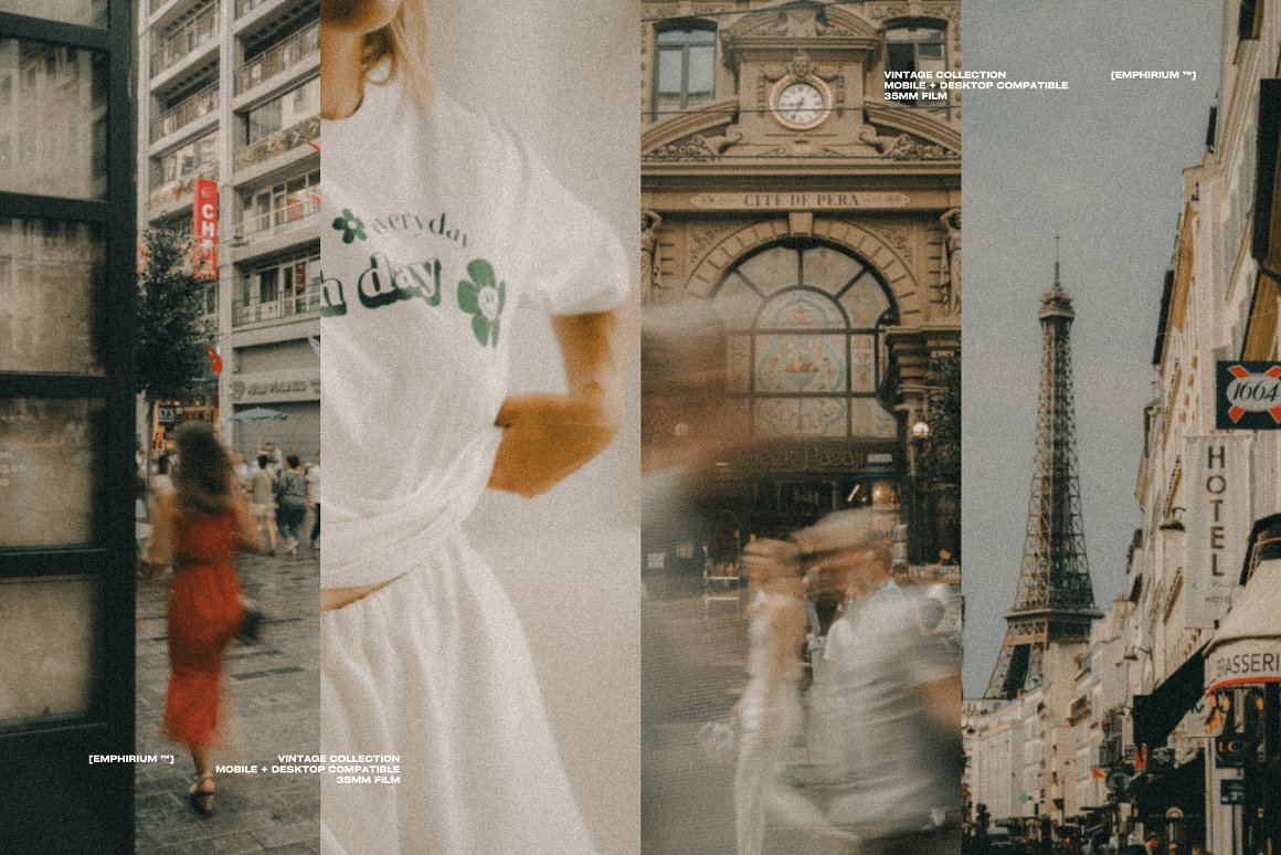 EMPHIRIUM 温暖复古胶片电影色调外观人文扫街LR预设 插件预设 sucaiwan.com