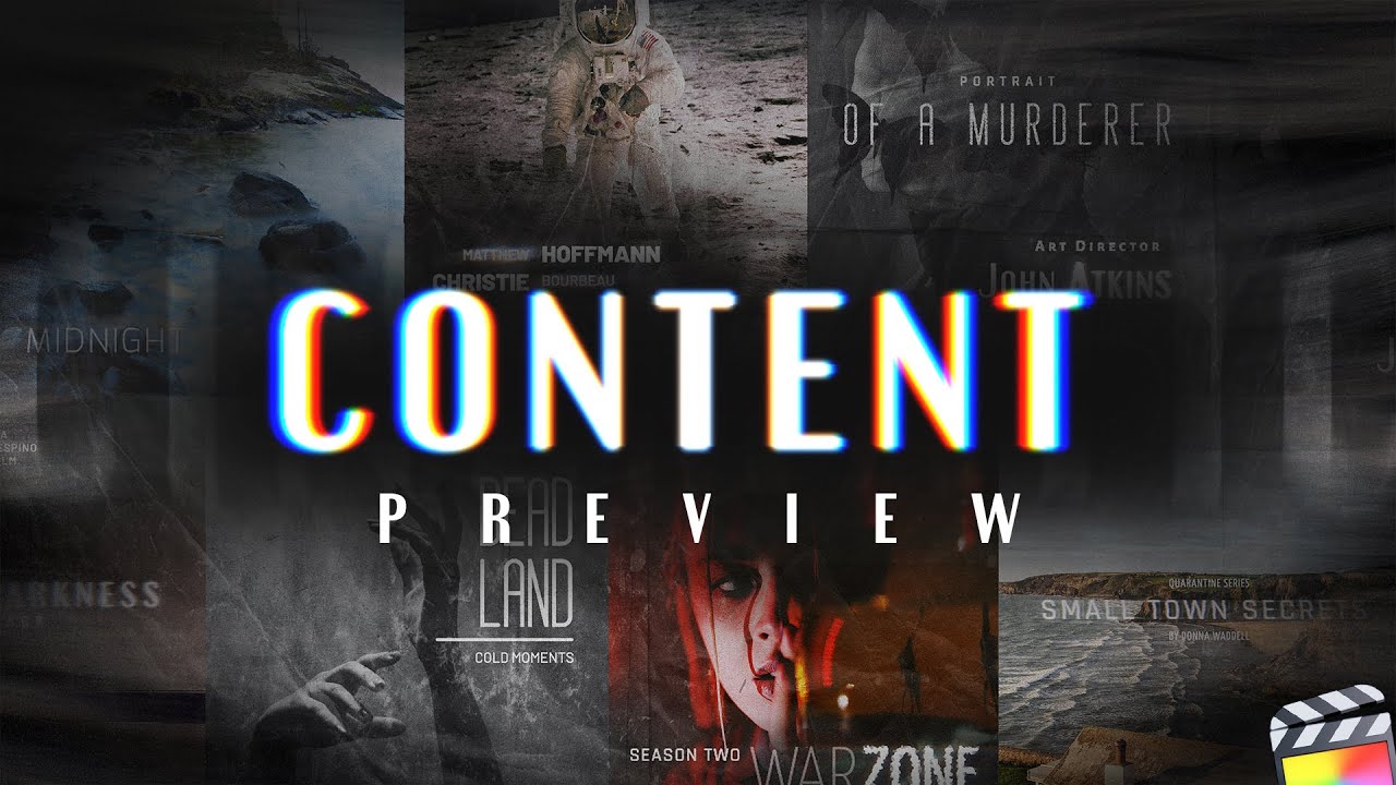 FCPX插件：30种专业电影级标题文字动画预设 Cinematic Titles 插件预设 sucaiwan.com