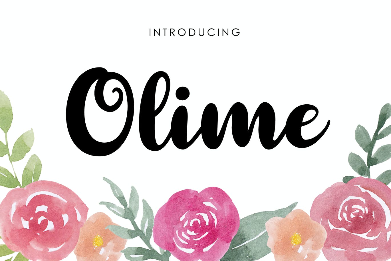 可爱手绘脚本字体 Olime – Cute Font 设计素材 sucaiwan.com